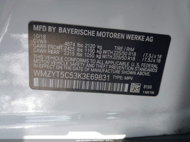 2019 MINI COUNTRYMAN WMZYT5C53K3E69831 Photo 8