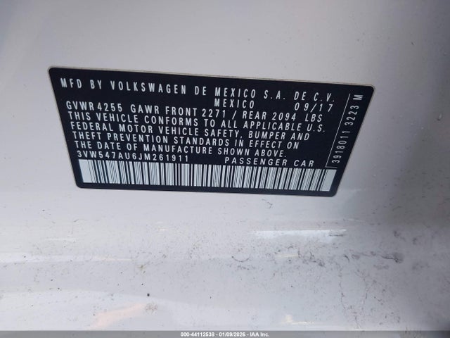 2018 VOLKSWAGEN GOLF GTI 3VW547AU6JM261911 Photo 8