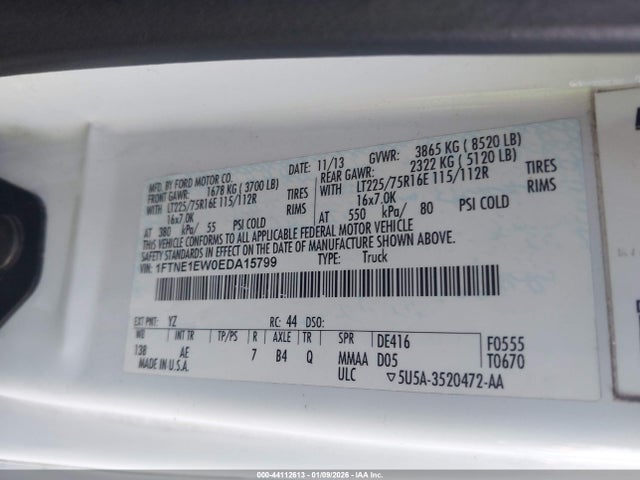 Ford E-150 Commercial 2014 1FTNE1EW0EDA15799 Image 9