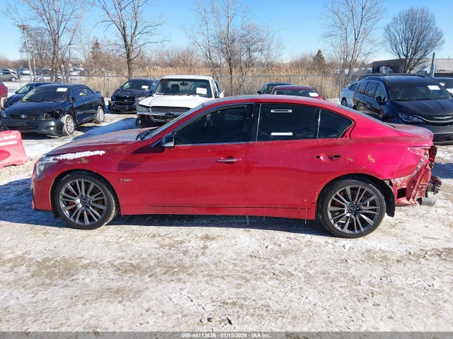 JN1FV7AR9JM480618 Infiniti Q50 3.0t Red Sport 400