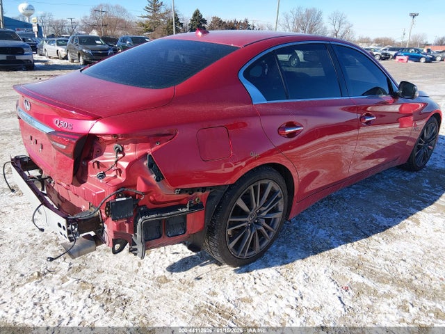 JN1FV7AR9JM480618 Infiniti Q50 3.0t Red Sport 400