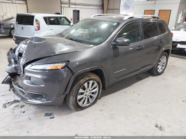 44112668 :رقم المزاد ، 1C4PJMJX7JD613693 vin ، 2018 Jeep Cherokee Overland 4x4 مزاد بيع