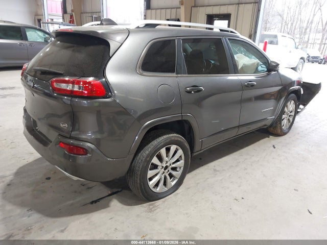 44112668 :رقم المزاد ، 1C4PJMJX7JD613693 vin ، 2018 Jeep Cherokee Overland 4x4 مزاد بيع
