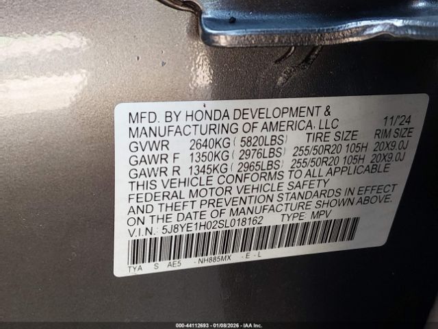 2025 ACURA MDX 5J8YE1H02SL018162 Photo 8