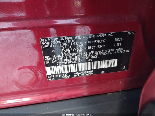 Toyota Rav4 Xle 2023 2T3P1RFV6PW332047 Image 9