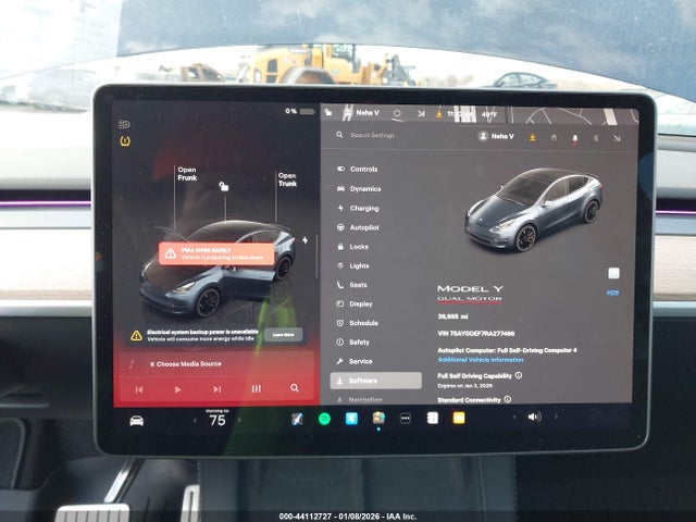 Продажа на аукционе авто 2024 Tesla Model Y Performance Dual Motor All-wheel Drive, vin: 7SAYGDEF7RA277486, номер лота: 44112727
