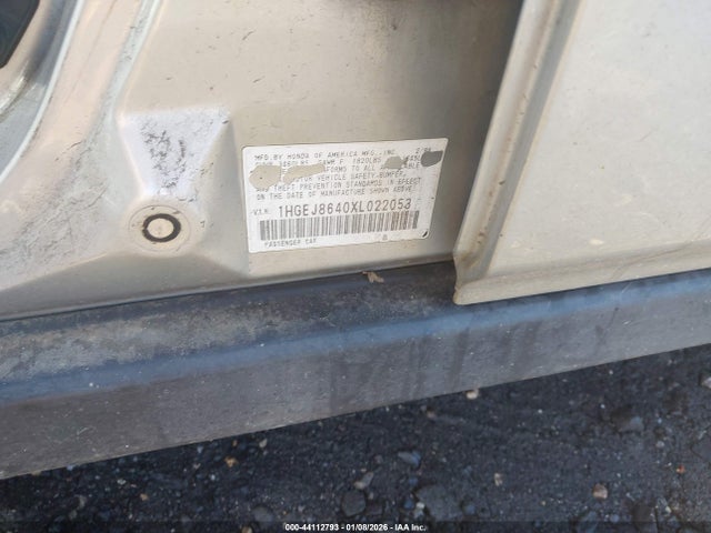 1999 HONDA CIVIC 2HGEJ6676XH553950 Photo 8