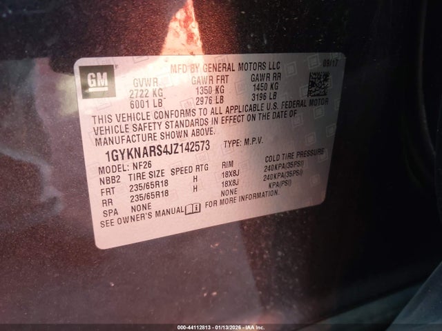 2018 CADILLAC XT5 1GYKNARS4JZ142573 Photo 8