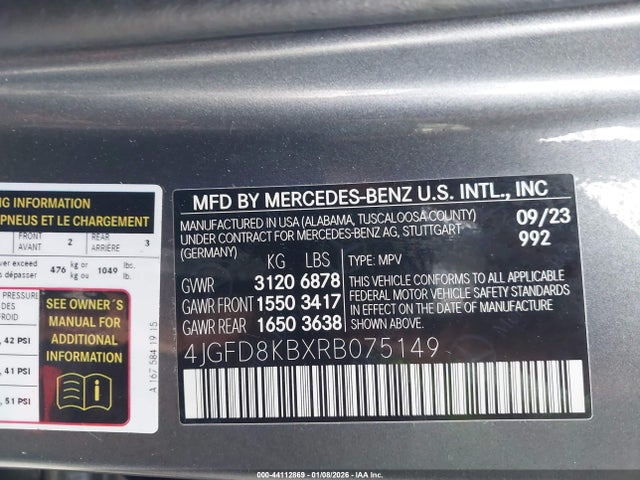 2024 MERCEDES-BENZ AMG GLE 63 COUPE 4JGFD8KBXRB075149 Photo 8