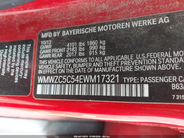 2014 MINI COUNTRYMAN WMWZC5C54EWM17321 Photo 8