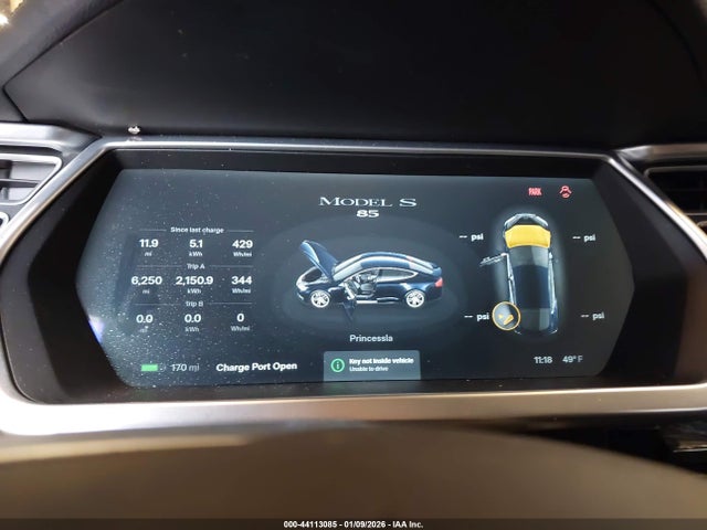 2013 TESLA MODEL S 5YJSA1CN7DFP27954 Photo 6
