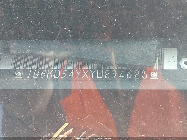 2000 CADILLAC DEVILLE 1G6KD54YXYU294623 Photo 8