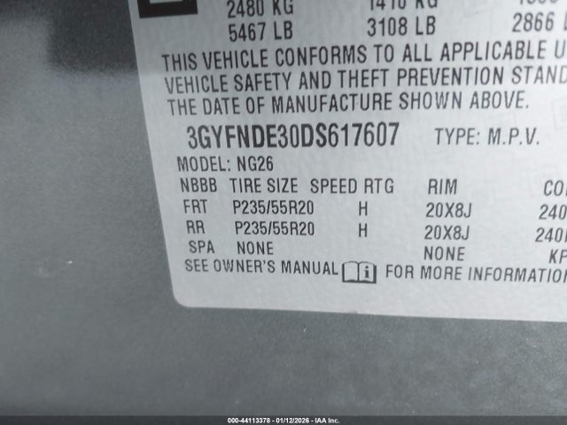 2013 CADILLAC SRX 3GYFNDE30DS617607 Photo 8