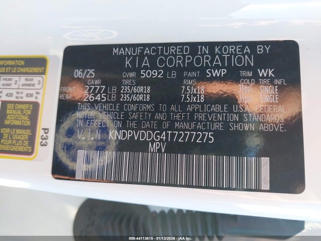 KNDPVDDG4T7277275 KIA Sportage Hybrid Ex