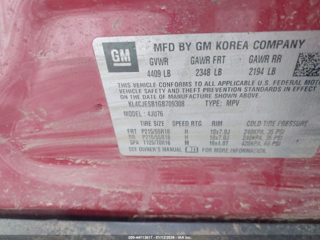 2016 BUICK ENCORE KL4CJESB1GB709308 Photo 8