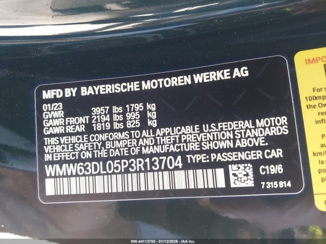WMW63DL05P3R13704 Mini Convertible John Cooper Works
