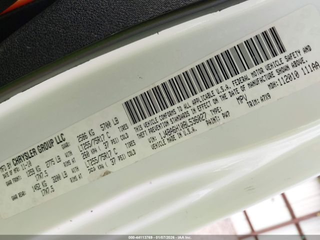 2011 JEEP WRANGLER UNLIMITED 1J4BA6H10BL536027 Photo 8