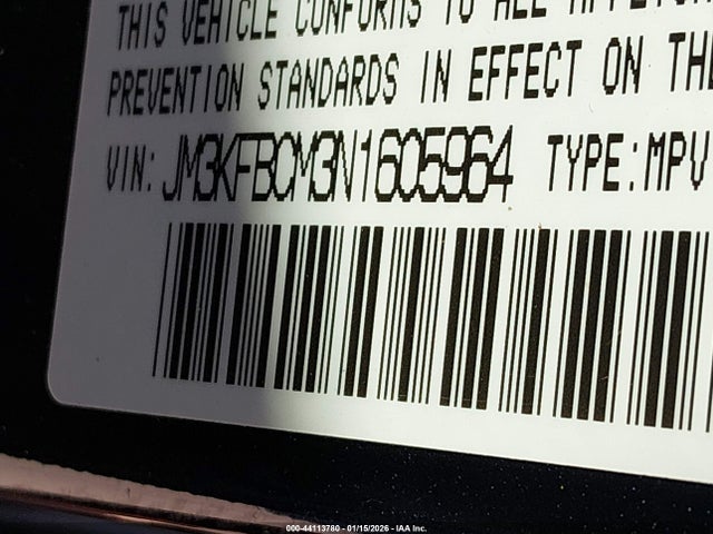Aukcja sprzedaży 2022 Mazda Cx-5 2.5 S Preferred, vin: JM3KFBCM3N1605964, numer aukcji: 44113780