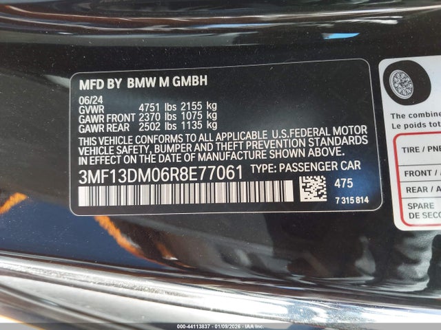 2024 BMW M2 3MF13DM06R8E77061 Photo 8