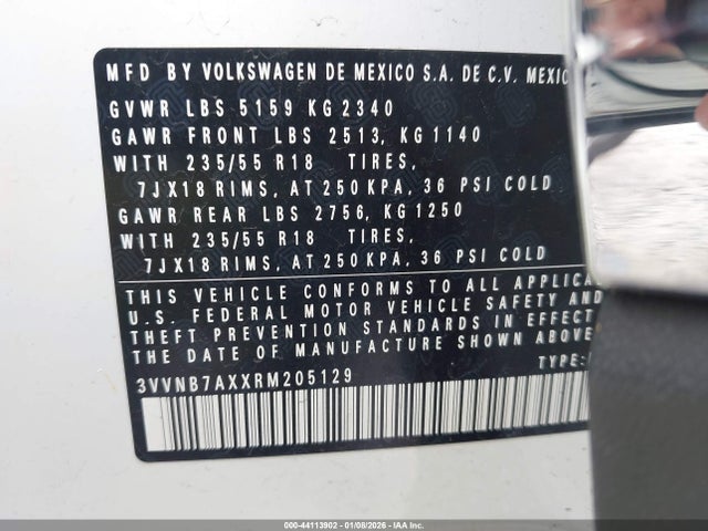 2024 VOLKSWAGEN TIGUAN 3VVNB7AXXRM205129 Photo 8