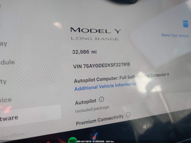 2025 TESLA MODEL Y 7SAYGDEDXSF227916 Photo 6