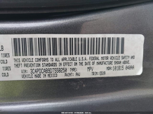 2013 DODGE JOURNEY 3C4PDCAB9DT558250 Photo 8