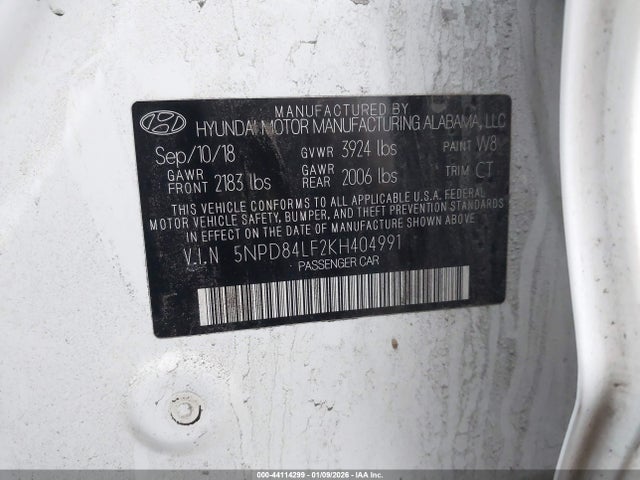 Hyundai Elantra Value Edition 2019 5NPD84LF2KH404991 Image 9