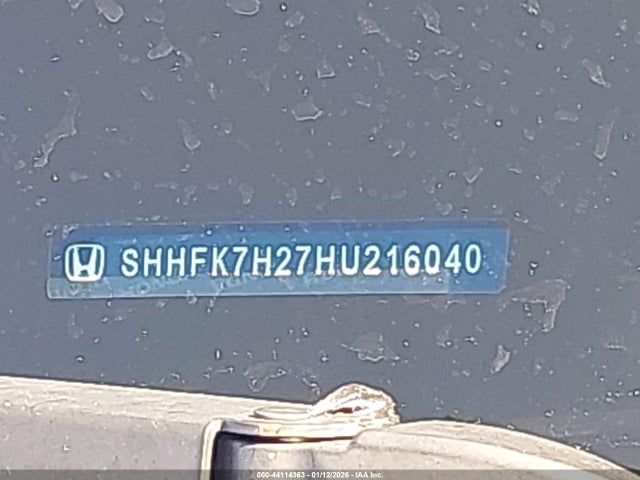 SHHFK7H27HU216040 Honda Civic Lx