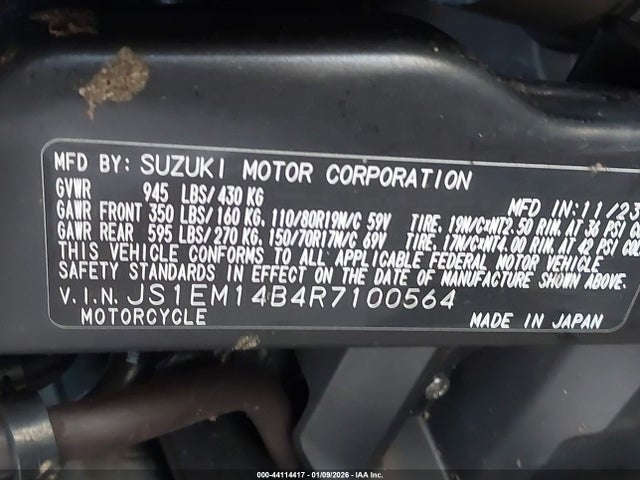 Suzuki Dl800 Rq/rqa 2024 JS1EM14B4R7100564 Image 10