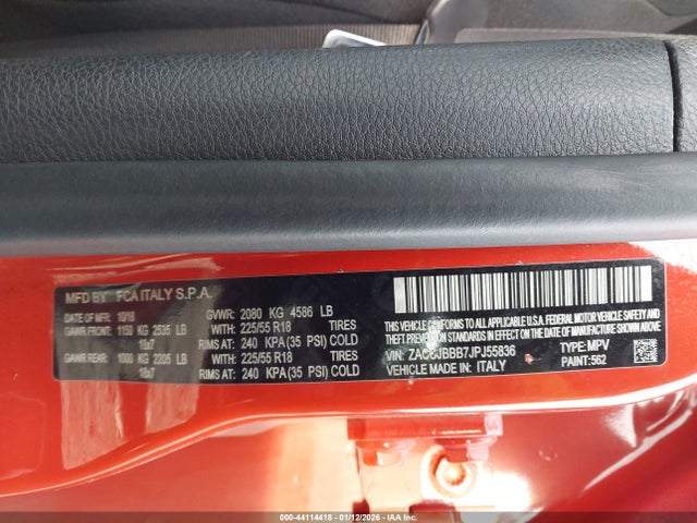 Jeep Renegade Latitude 4x4 2018 ZACCJBBB7JPJ55836 Image 9
