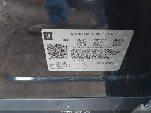 2020 CADILLAC XT4 1GYFZDR45LF092358 Photo 8