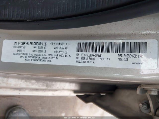 2013 CHRYSLER 200 1C3CCBCG6DN718898 Photo 8