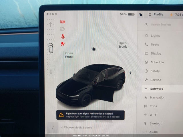 Aukcja sprzedaży 2026 Tesla Model Y Long Range Launch Series/premium All-wheel Drive, vin: 7SAYGDEE0TF523702, numer aukcji: 44114714