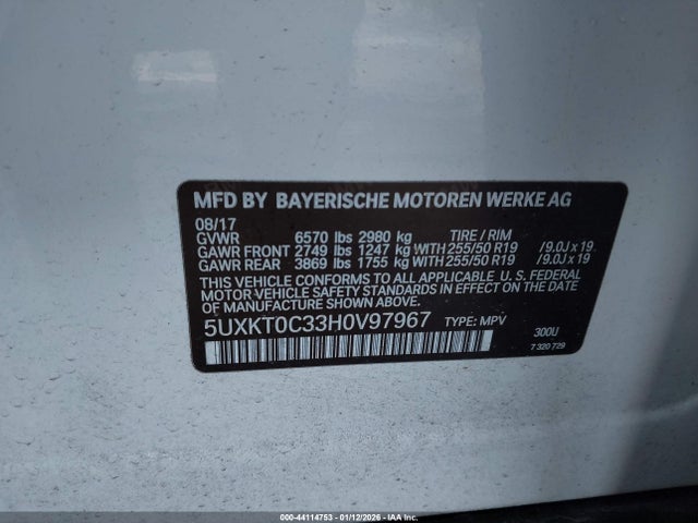 5UXKT0C33H0V97967 BMW X5 Edrive Xdrive40e Iperformance