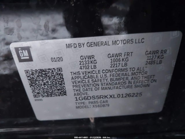 2020 CADILLAC CT5 1G6DS5RKXL0126225 Photo 8