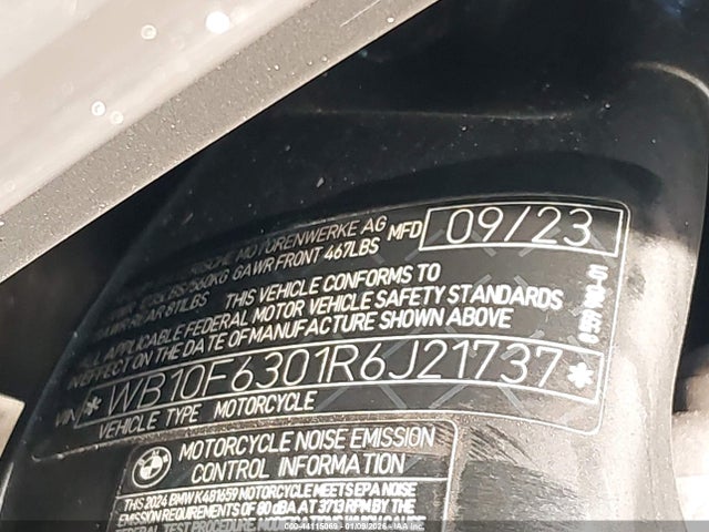 2024 BMW K1600 WB10F6301R6J21737 Photo 9