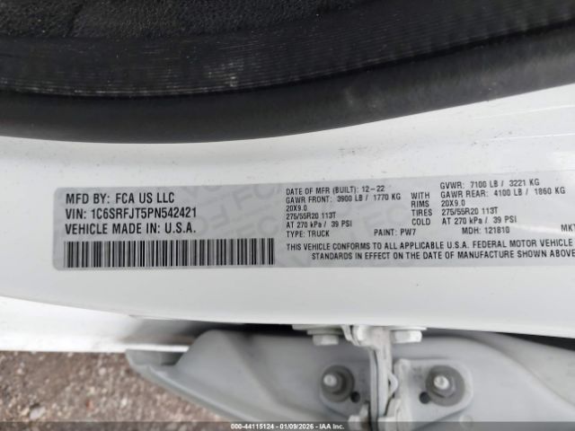 2023 RAM 1500 1C6SRFJT5PN542421 Photo 8