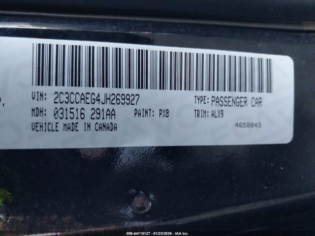 2018 CHRYSLER 300 2C3CCAEG4JH269927 Photo 8