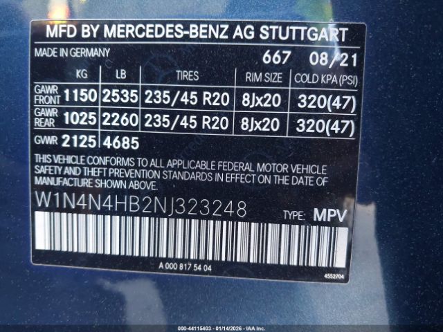 2022 MERCEDES-BENZ GLA 250 W1N4N4HB2NJ323248 Photo 8