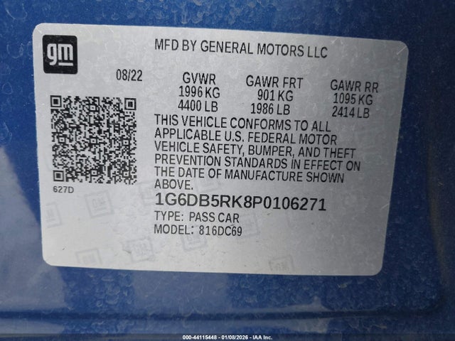 2023 CADILLAC CT4 1G6DB5RK8P0106271 Photo 8