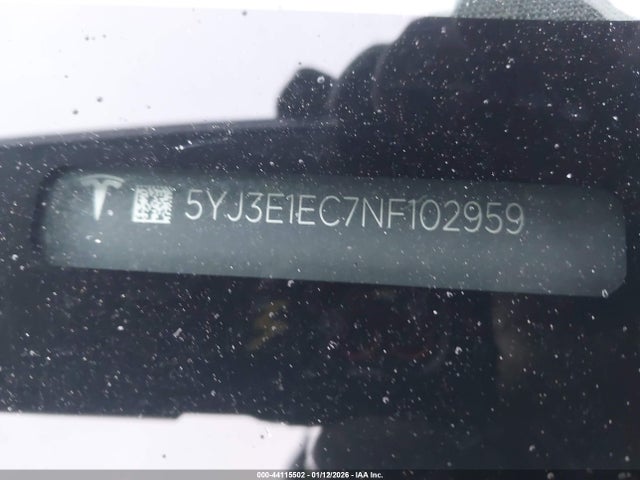 2022 TESLA MODEL 3 5YJ3E1EC7NF102959 Photo 8