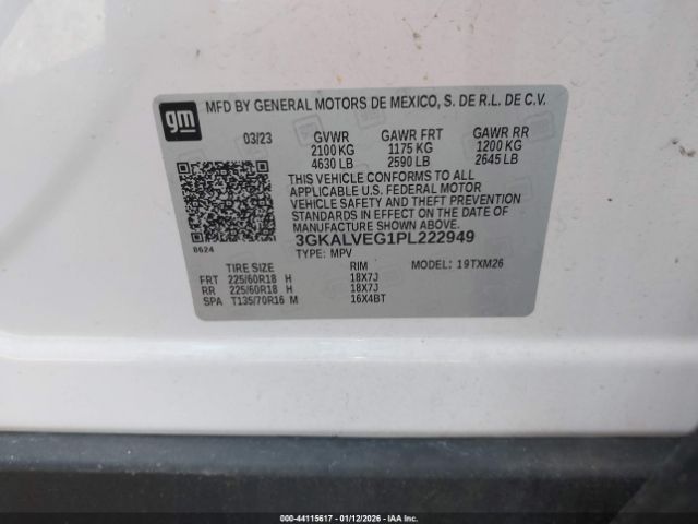 2023 GMC TERRAIN 3GKALVEG1PL222949 Photo 8