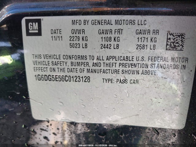 2012 CADILLAC CTS 1G6DG5E56C0123128 Photo 8