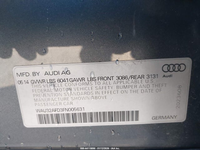 2015 AUDI A8 L WAU32AFD3FN005631 Photo 8