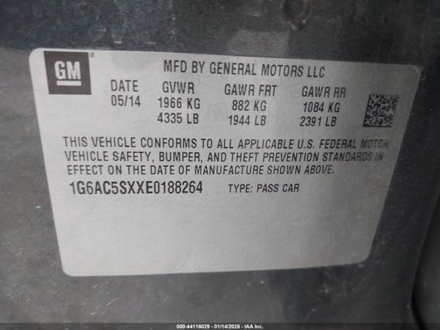 2014 CADILLAC ATS 1G6AC5SXXE0188264 Photo 8