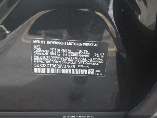 2024 BMW X4 5UX33DT06R9V07838 Photo 8