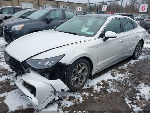 2021 HYUNDAI SONATA KMHL14JAXMA159614 Photo 1