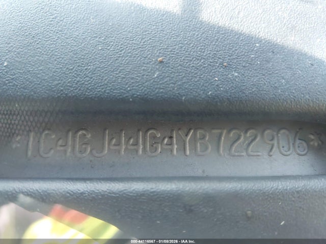 Aukcja sprzedaży 2000 Chrysler Grand Voyager Se, vin: 1C4GJ44G4YB722906, numer aukcji: 44116567