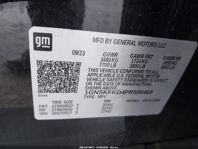 Chevrolet Suburban 4wd Premier 2023 1GNSKFKD4PR500469 Image 9