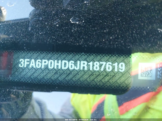 3FA6P0HD6JR187619 Ford FUSION SE